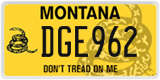 Montana, Specialty plates (ABC123)