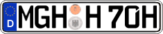 German license plate, Plates for oldtimers (type 