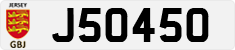 License plate of Jersey, Regular plates (J123456)