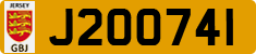 License plate of Jersey, Regular plates (J123456)