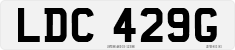 License plate of the United Kingdom, 1963 year system