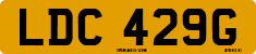 License plate of the United Kingdom, 1963 year system
