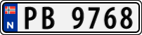 License plate of Norway, Trailers, motorcycles, special vehicles
