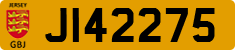 License plate of Jersey, Regular plates (J123456)