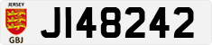 License plate of Jersey, Regular plates (J123456)