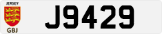 License plate of Jersey, Regular plates (J123456)