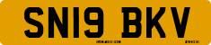 License plate of the United Kingdom, 2001 year system