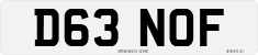 License plate of the United Kingdom, 1983 year system