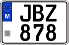License plate of Malta, Regular plates (ABC 123)