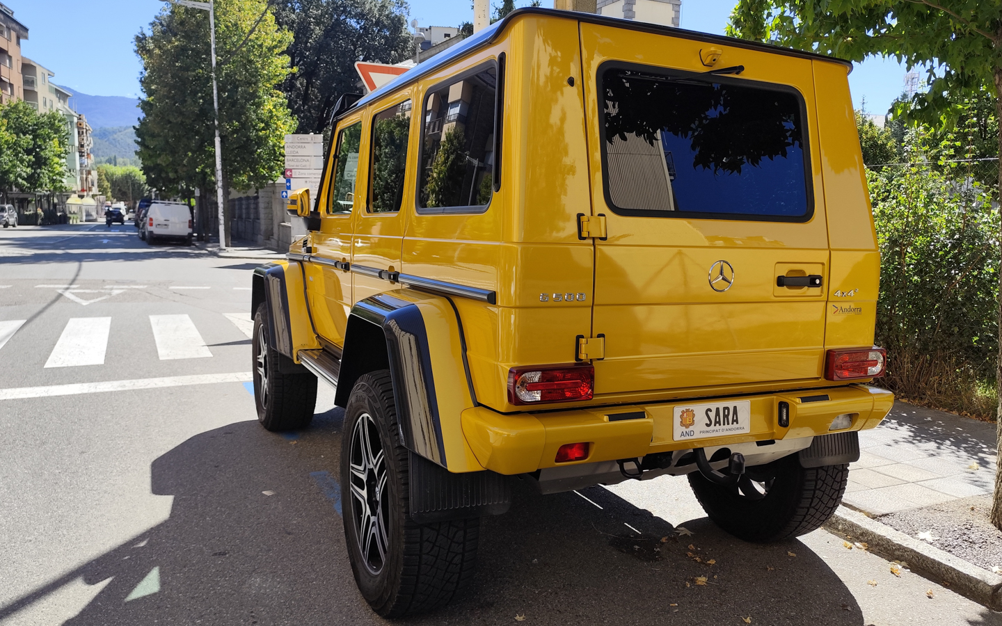 SARA, Mercedes-Benz G-Klasse 1st gen 4×4² (W463), 2015–2017