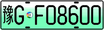 License plate of China, Electric vehicles