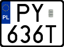 License plates of Poland, Special vehicles and motorcycles