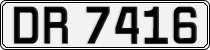 License plate of Norway, Trailers, motorcycles, special vehicles