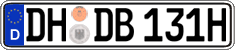 German license plate, Plates for oldtimers (type 