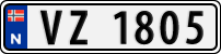 License plate of Norway, Trailers, motorcycles, special vehicles