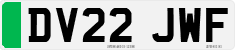 License plate of the United Kingdom, 2001 year system