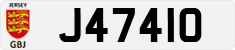 License plate of Jersey, Regular plates (J123456)