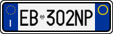 License plate of Italy, Cars (1994 year series)
