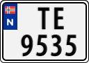 License plate of Norway, Trailers, motorcycles, special vehicles