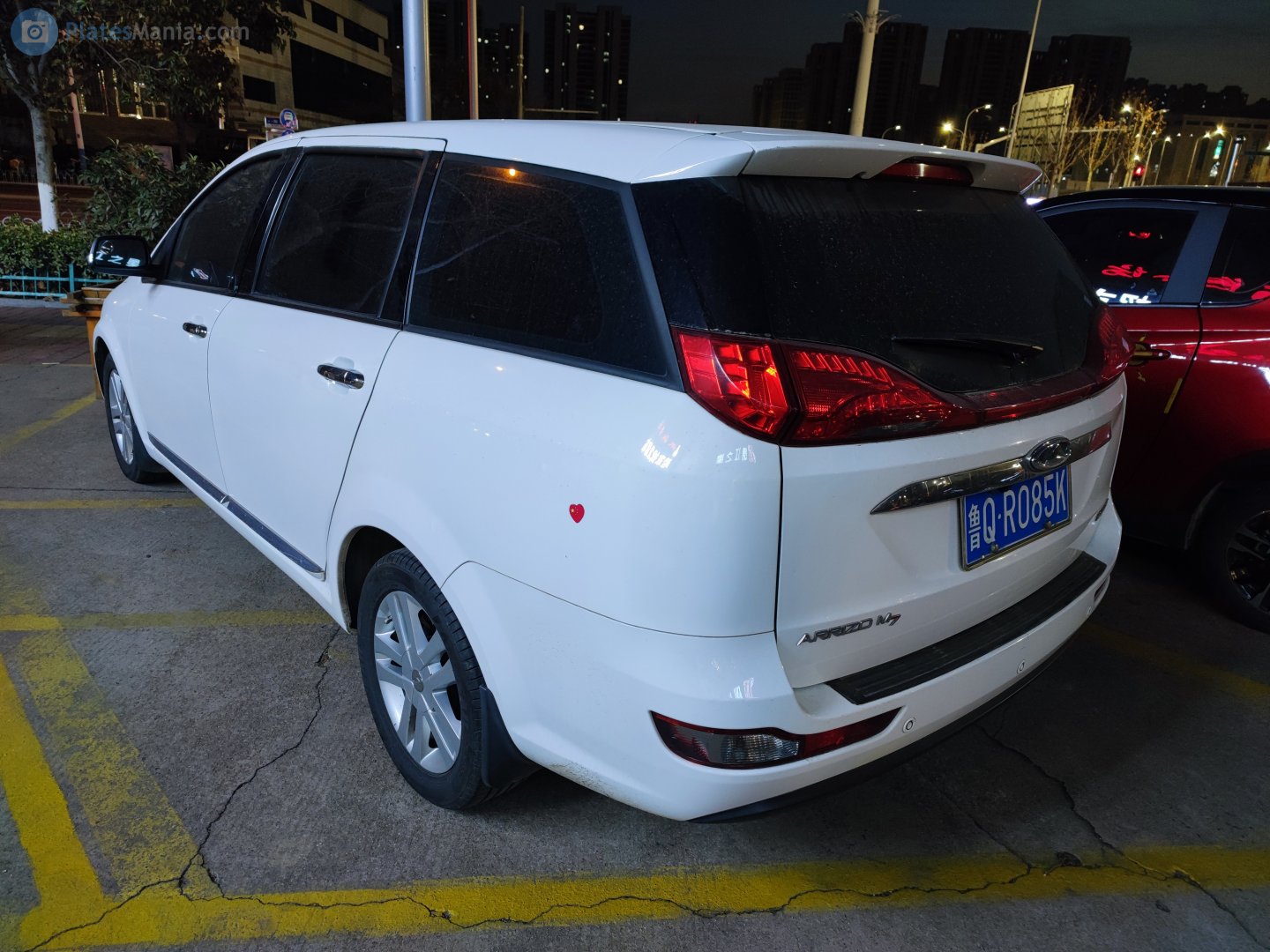 鲁Q·R085K, Chery (Chirey) Arrizo M7 