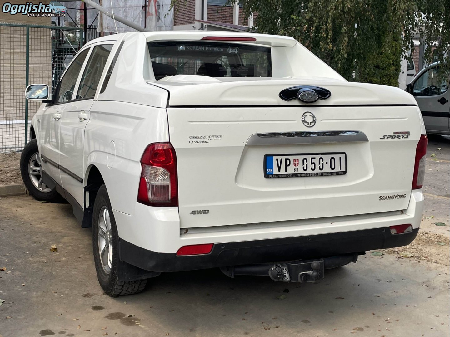 VP 050-OI, SsangYong (KGM) Actyon 1st gen Sports Pickup (QJ; Q150), facelift, 2012–2018