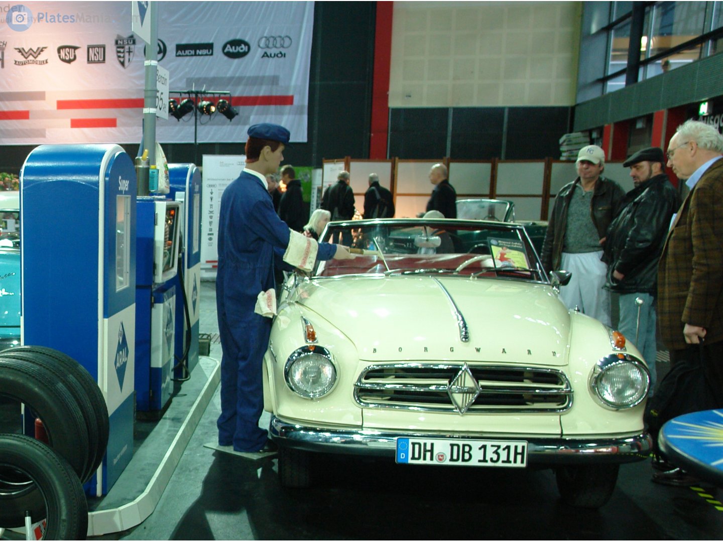 DH DB 131 H, Borgward Isabella 1st gen Cabriolet 2+2, 1957–1961 (–1965 for LATAM-market)