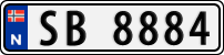 License plate of Norway, Trailers, motorcycles, special vehicles