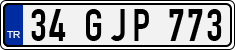 License plate of Turkey, Regular plates