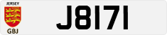 License plate of Jersey, Regular plates (J123456)