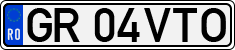 License plate of Romania, Regular plates