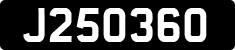 License plate of Jersey, Regular plates (J123456)