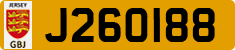 License plate of Jersey, Regular plates (J123456)