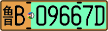 License plate of China, Electric vehicles