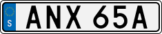 License plate of Sweden, Regular plates
