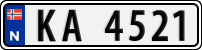 License plate of Norway, Trailers, motorcycles, special vehicles