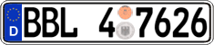 German license plate, Regional authorities