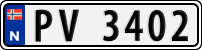 License plate of Norway, Trailers, motorcycles, special vehicles