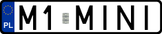 License plates of Poland, Vanity Plates