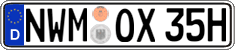 German license plate, Plates for oldtimers (type 