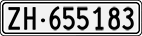 License plate of Switzerland, Cars