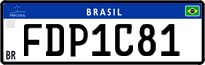 License plate of Brazil, Private owners (Mercosul)