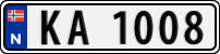 License plate of Norway, Trailers, motorcycles, special vehicles