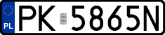 License plates of Poland, Regular car plates