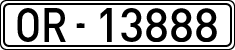 License plates of Spain, 1900 year series