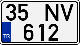 License plate of Turkey, Regular plates