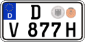 German license plate, Plates for oldtimers (type 