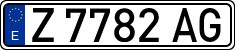 License plates of Spain, 1971 year series