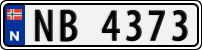License plate of Norway, Trailers, motorcycles, special vehicles