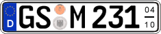 German license plate, Seasonal plates