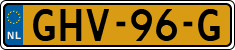License plate of the Netherlands, Cars